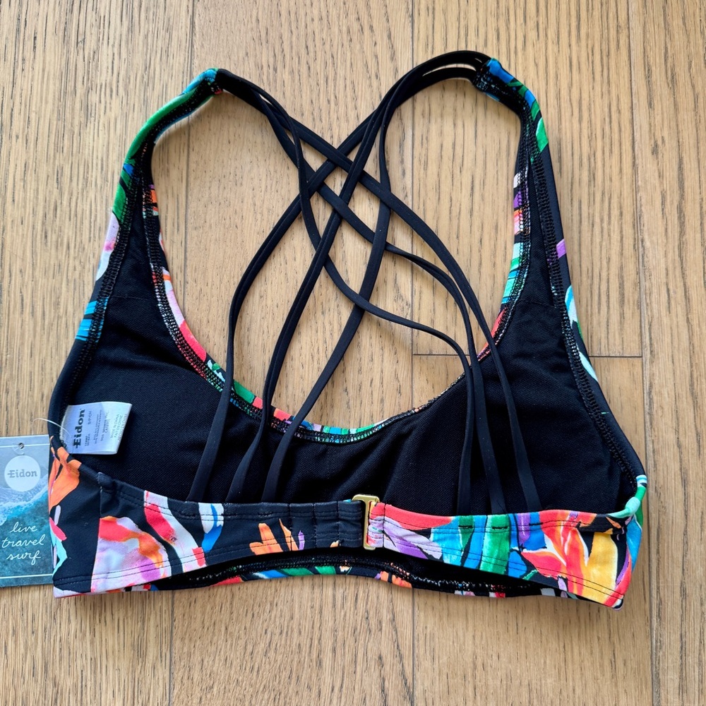 Eidon Tropical Print Bikini Top Size S - Bottom Size XS - NWT - Picture 5 of 11